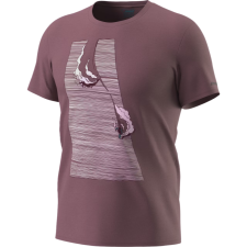 DYNAFIT X Simon Charrière Tee Man dark rose - póló L férfi póló