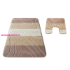 Dywanopol Dy. Montana 2 részes fürdőszoba szett 05 bézs (50 cm x 80 cm és 40 cm x 50 cm) szőnyeg