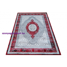 Dywanopol Exkluzív szőnyeg Angora 01 - szürke-piros 200 x 290 cm lakástextília