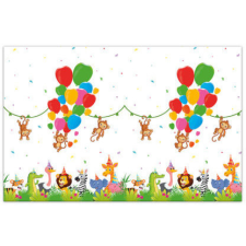 Dzsungel Jungle Balloons, Dzsungel asztalterítő 120*180 cm party kellék