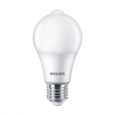 E27 A60 LED izzó 8W = 60W 806lm 2700K meleg 280° PHILIPS mozgásérzékelő izzó