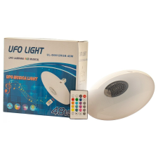 E27 RGB Bluetooth UFO lámpa hangszóróval + távirányítóval - 48W világítás