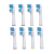E-Cron fogkefe fejek kompatibilisek Oral B Dual Clean (EB417-4) pótfej, 8 db.