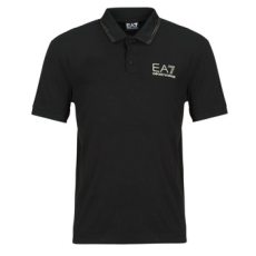 EA7 Emporio Armani Emporio Armani EA7 Rövid ujjú galléros pólók TRAIN GOLD LABEL POLO PUNTO ROMA  7M000300 Fekete EU S