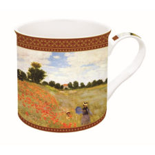 Easy Life Design R2S.170MON2 Porcelán bögre dobozban 300ml,Monet:Pipacsmező bögrék, csészék