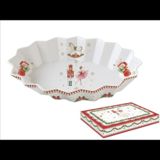 Easy Life-Nuova Porcelán ováltálca 27x17x4,5cm, dobozban, Magie de Noel konyhai eszköz