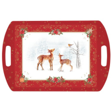 Easy Life Nuova R2S Műanyag tálca 52x35cm, Christmas Melody konyhai eszköz