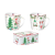 Easy Life Nuova R2S Porcelán bögreszett 2db-os, 350ml, dobozban, Ready for Christmas