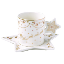 Easy Life Nuova R2S Porcelán teáscsésze+alj, 175ml dobozban, Christmas Lights bögrék, csészék