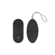 Easytoys - 7 ritmusú rádiós vibrációs tojás (fekete) szexjáték
