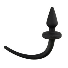 Easytoys Dog Tail - anál dildó (fekete) anál