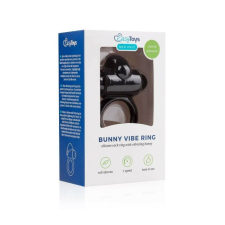 Easytoys EasyToys Bunny Vibe Ring - Vibrációs gyűrű (fekete) péniszgyűrű