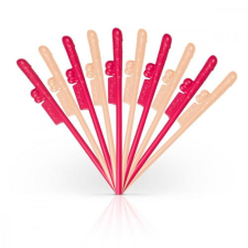  EASYTOYS PENIS STRAWS - PÉNISZES SZÍVÓSZÁL (SÖTÉT PINK-NATÚR) - 10DB regény