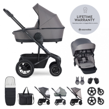 Easywalker Kombinált babakocsi Harvey⁵ Pebble Grey XXL AIR babakocsi