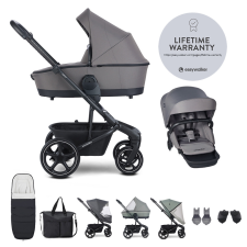 EASYWALKER Kombinált babakocsi Harvey⁵ Pebble Grey XXL RWS babakocsi