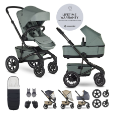  EASYWALKER Kombinált babakocsi Jimmey Thyme Green XXL AIR + RWS babakocsi