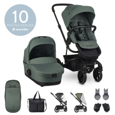 Easywalker Set XXL babakocsi Harvey3 Forest Green kombinált kiegészítőkkel babakocsi