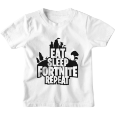  Eat Sleep Fortnite Repeat - Gyerek Póló gyerek póló