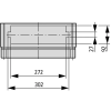 EATON 002232 CI IP65 műanyag elosztó üres tok átlátszó fedéllel (NA)