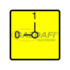 EATON 031475 FS908GE-P3 Kapcsoló előlap VÉSZ-KI /P3 villanyszerelés