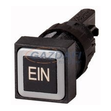 EATON 080167 Q18D-121 Nyomógomb fekete "Ein", visszálló villanyszerelés