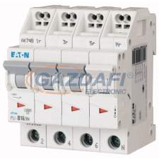 EATON 101342 PLI-C16/3N Kismegszakító, 10kA (dugaszolókapcsokkal) villanyszerelés