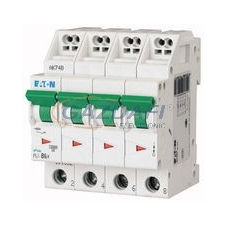 EATON 101352 PLI-B6/4 Kismegszakító, 10kA (dugaszolókapcsokkal) villanyszerelés