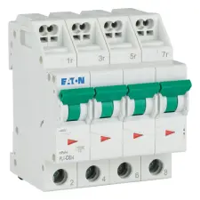 EATON 101359 PLI-C6/4 Kismegszakító, 10kA (dugaszolókapcsokkal) villanyszerelés