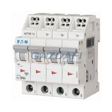 EATON 101370 PLI-D16/4 Kismegszakító, 10kA (dugaszolókapcsokkal) villanyszerelés
