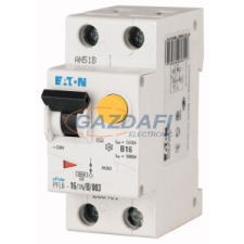 EATON 113105 Áramvédő-kismegszakító 6kA 1p+N, B, 30mA, A típus villanyszerelés