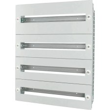EATON 119318 Xboard+ acél előlap kombináció (DIN-sín, MSW-vel), 6 sor villanyszerelés