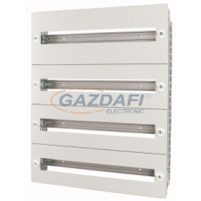 EATON 119327 Xboard+ acél előlap kombináció (DIN-sín, MSW-vel), 6 sor villanyszerelés