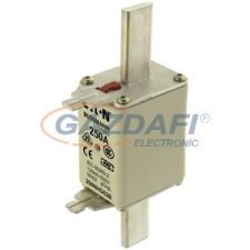 EATON 160NHG02B NH-betét 160A, DIN 02 méret, 500V AC, gG/gL villanyszerelés