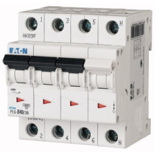 EATON 165044 PL6-D40/3N Kismegszakító, 6kA 3 pólus+nulla villanyszerelés
