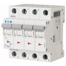 EATON 165158 PL7-B32/4 Kismegszakító. 4P, 32A, B karakterisztika, 10kA villanyszerelés