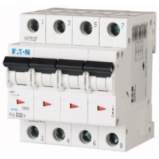 EATON 166549 PL6-D32/4 Kismegszakító, 6kA 4 pólus villanyszerelés