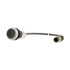 EATON 185676 Nyomógomb lapos,1Ny,fekete,0.2m,M12A villanyszerelés