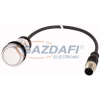 EATON 185677 Nyomógomb lapos,1Z,fehér,0.2m,M12A