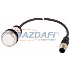 EATON 185677 Nyomógomb lapos,1Z,fehér,0.2m,M12A villanyszerelés