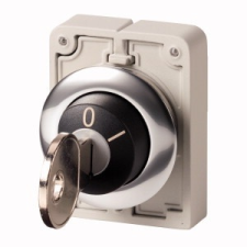 EATON 187051 M30C-FWRS-MS10 Kulcsos kapcsoló,30mm,lapos,2 áll.,reteszelt villanyszerelés