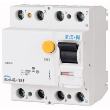 EATON 187414 FRCMM-25/4/01-G/F Áram-védőkapcsoló 10kA 4pól. villanyszerelés