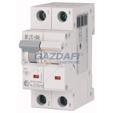 EATON 194749 Home kismegszakító 4,5kA, 1P+N, 10A, C jelleggörbe villanyszerelés