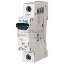 EATON 286531 Kismegszakító, 6kA 1 pólus 10A, C karakterisztika, PL6-C10/1 villanyszerelés