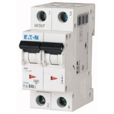 EATON 286583 PL6-D40/2 Kismegszakító, 6kA 2 pólus villanyszerelés