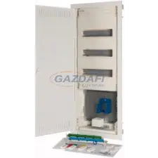 EATON 302439 Üreges falba kiselosztó, IP30, HIBRID 3sor,feszítőrugós, lapos ajtó villanyszerelés