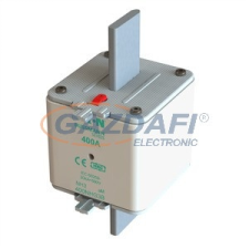 EATON 400NHM3B NH-betét 400A, DIN 3 méret, 500V AC, aM villanyszerelés