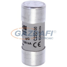 EATON C22G100 Hengeres betét 22x58mm, 500V AC, gG villanyszerelés