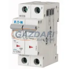 EATON EATON 167492 FAZ-D30/2 Kismegszakító, 15kA 2-pól. villanyszerelés