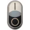EATON EATON 216706 M22-DDL-WS-X1/X0 Kettős világító nyomógomb (fekete-fehér, 1-0)