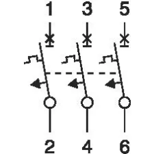 EATON EATON 278836 FAZ-B2,5/3 Kismegszakító, 15kA 3-pól. villanyszerelés